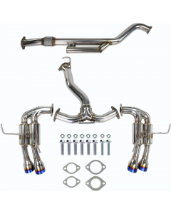 Invidia 2022+ Subaru WRX Gemini Single Layer Quad Titanium Tip Cat-Back Exhaust buy in USA