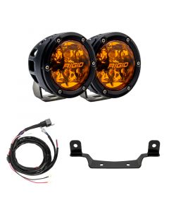 Rigid Industries 2017+ Polaris Pro R/Turbo R Revolve Amber PRO Grille Light Kit buy in USA