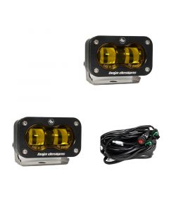 Baja Designs Universal S2 SAE Spot LED (Pair) - Amber buy in USA