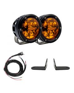 Rigid Industries 2017+ Polaris Pro R/Turbo R Revolve Amber PRO A-Pillar Light Kit buy in USA