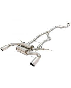 aFe MACHForce XP SS-304 Polish Tip 3.0in-2.5in Dia Cat Back Exhaust 11-13 BMW 335i (E90/E92) 3.0L buy in USA