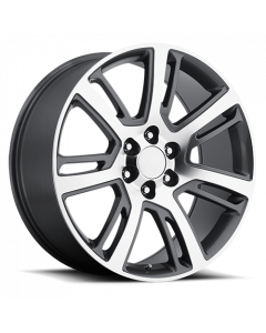 Cadillac Escalade Replica Wheels Grey Machine Face Factory Reproductions FR 48 buy in USA