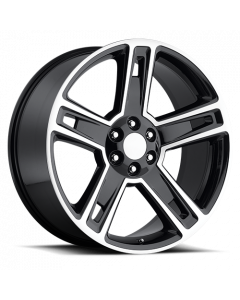 Chevrolet Silverado Replica Wheels Gloss Black Machine Face Factory Reproductions FR 34 buy in USA