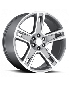 Chevrolet Silverado Replica Wheels Grey Machine Face Factory Reproductions FR 34 buy in USA