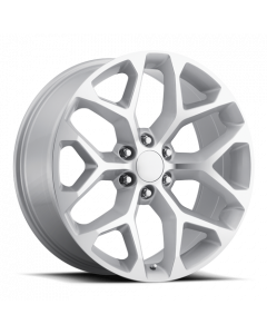 Chevrolet Truck Snowflake Replica Wheels Silver Machine Face Factory Reproductions FR 59 buy in USA