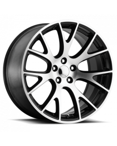 Dodge Hellcat Replica Wheels Gloss Black Machine Face Factory Reproductions FR 70 buy in USA