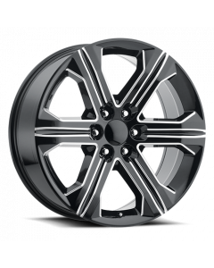 GMC Sierra Replica Wheels Gloss Black Ball Milled Factory Reproductions FR 47 buy in USA