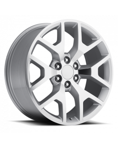 GMC Sierra Replica Wheels Silver Machine Face Factory Reproductions FR 44 buy in USA