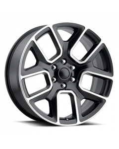 Ram Truck 1500 Replica Wheels Satin Black Machine Face Factory Reproductions FR 76 buy in USA