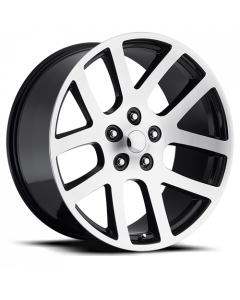 Ram Truck Srt10 Replica Wheels Gloss Black Machine Face Factory Reproductions FR 60 buy in USA