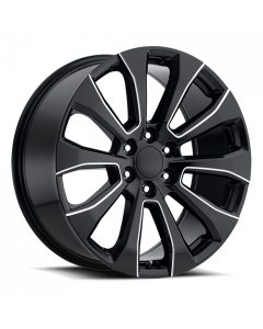 Silverado High Country Replica Wheel Gloss Black Ball Milled Factory Reproductions FR 92 buy in USA