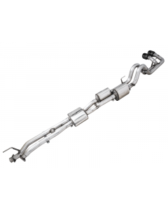 AWE 16-22 Toyota Tacoma 0FG Catback Exhaust w/ BashGuard - Dual Diamond Black Tips buy in USA