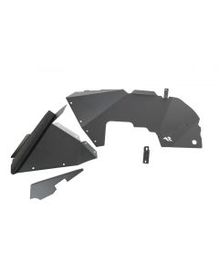 Rugged Ridge Inner Fender Liners Frnt Aluminum Black 18-20 Jeep Wrangler JL buy in USA