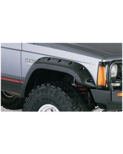 Bushwacker 84-01 Jeep Cherokee Cutout Style Flares 2pc Fits 4-Door Sport Utility Only - Black buy in USA