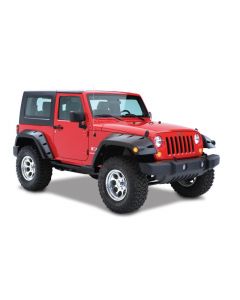 Bushwacker 07-18 Jeep Wrangler Max Pocket Style Flares 2pc Extended Coverage - Black buy in USA