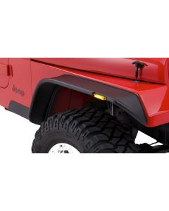 Bushwacker 87-95 Jeep Wrangler Flat Style Flares 2pc Excludes Renegade - Black buy in USA