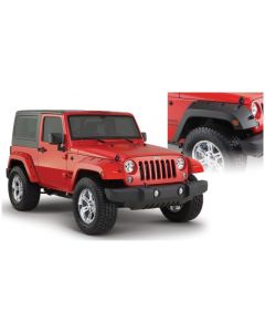 Bushwacker 07-18 Jeep Wrangler Pocket Style Flares 2pc - Black buy in USA