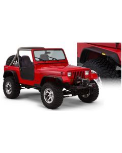 Bushwacker 2018+ Jeep Wrangler (JL) Unlimited Flat Style Flares 4pc - Black buy in USA