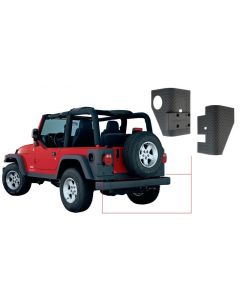 Bushwacker 97-06 Jeep Wrangler Trail Armor Rear Corners - Black buy in USA