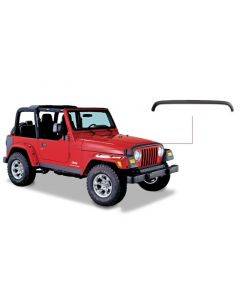 Bushwacker 18-19 Jeep Wrangler Rubicon/Sport//Unlimited/Sport S Hood Stone Guard- Black buy in USA