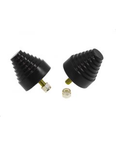 Prothane Universal Bump Stop 2-1/4X2-1/4 Cone w/Stp - Black buy in USA