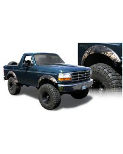 Bushwacker 92-96 Ford F-150 Styleside Extend-A-Fender Style Flares 4pc 81.0/96.0in Bed - Black buy in USA