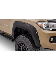 Bushwacker 16-18 Toyota Tacoma Pocket Style Flares 2pc 60.5/73.7in Bed - Black buy in USA