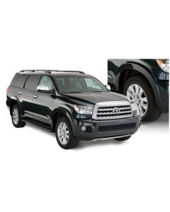 Bushwacker 08-15 Toyota Sequoia OE Style Flares 4pc Fits w/ Factory Mudflap - Black buy in USA