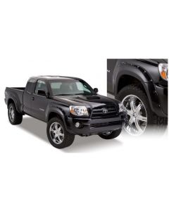 Bushwacker 05-11 Toyota Tacoma Fleetside Pocket Style Flares 4pc 73.5in Bed - Black buy in USA