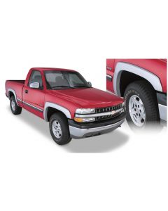 Bushwacker 99-02 Chevy Silverado 1500 Fleetside OE Style Flares 4pc 78.0/96.0in Bed - Black buy in USA