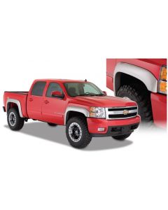 Bushwacker 07-13 Chevy Silverado 1500 Fleetside Extend-A-Fender Style Flares 4pc 69.3in Bed - Black buy in USA