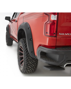 Bushwacker 19-21 Chevrolet Silverado 1500 Pocket Style Flares 4pc - Summit White buy in USA