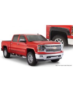 Bushwacker 15-18 Chevy Silverado 2500 HD Fleetside Pocket Style Flares 4pc 78.8/97.8in Bed - Black buy in USA