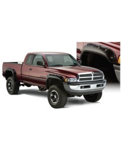 Bushwacker 94-01 Dodge Ram 1500 Fleetside Pocket Style Flares 4pc 78.0/96.0in Bed - Black buy in USA