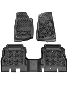 Rugged Ridge Floor Liner Kit Black F/R 20-21 Jeep Gladiator (JT) buy in USA