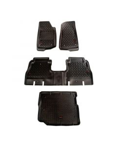 Rugged Ridge Floor Liner Front/Rear/Cargo Black 18-21 Jeep Wrangler JL 4 Dr (Excl. 4XE Models) buy in USA