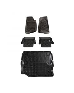 Rugged Ridge Floor Liner Kit Black F/R/Full Cargo 18-20 Jeep Wrangler JL 2Dr buy in USA