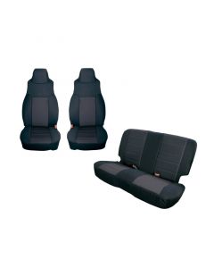 Rugged Ridge Seat Cover Kit Black 03-06 Jeep Wrangler TJ buy in USA