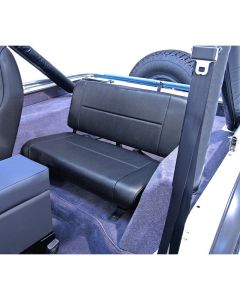 Rugged Ridge Standard Rear Seat Black Denim 55-95 Jeep CJ / Jeep Wrangler buy in USA