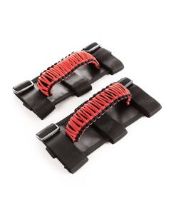 Rugged Ridge Paracord Grab Handles Red/Black Pair buy in USA