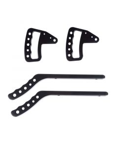 Rugged Ridge Aluminum Grab Handles F/R Kit Black 07-18 Jeep Wrangler JK/JKU buy in USA