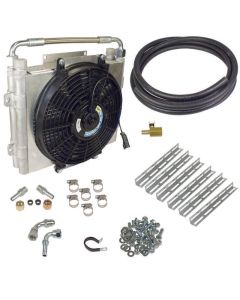 BD Diesel Xtrude Double Stacked Transmission Cooler Kit - Universial 1/2in Tubing buy in USA