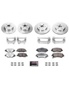 Power Stop 07-17 Jeep Wrangler Front & Rear Big Brake Conversion Kit buy in USA