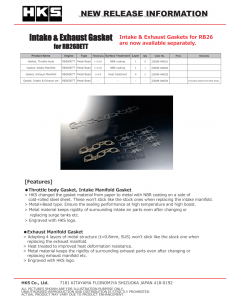 HKS GASKET Throttle Body (RB26DETT) buy in USA