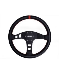 PRP Flat Leather Steering Wheel- Red buy in USA