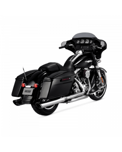 Vance & Hines HD Dresser 17-22 Twin Slash Round Chrome Slip-On Exhaust buy in USA