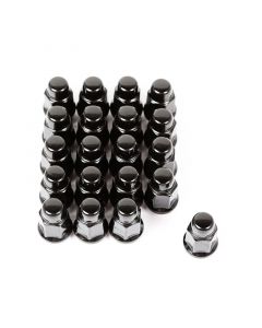 Rugged Ridge Wheel Lug Nut Set of 20 Black 1/2-20 buy in USA