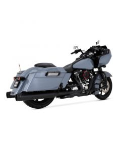 Vance & Hines HD Dresser 17-22 Power Duals Black PCX Header Exhaust buy in USA