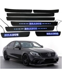 W222 Special Edition Style S65 S500 S550 S600 Mercedes-Benz S Class Entrance mouldings LED Illuminated Door Sills Interior Trims buy in USA