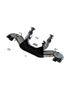 Borla 20-23 Chevy Corvette 6.2L V8 AT w/o NPP 3in ATAK Catback Exhaust - Black Chrome Tips buy in USA